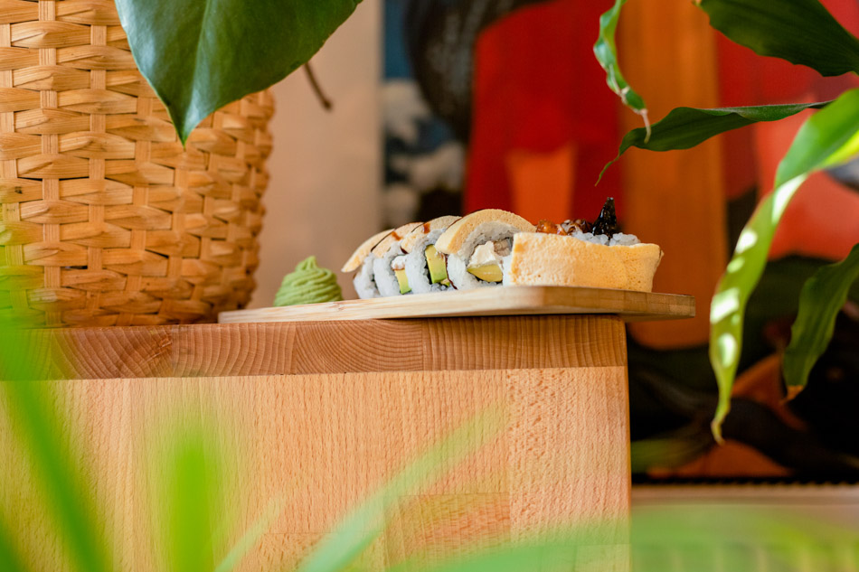Sushi fotografia kulinarna